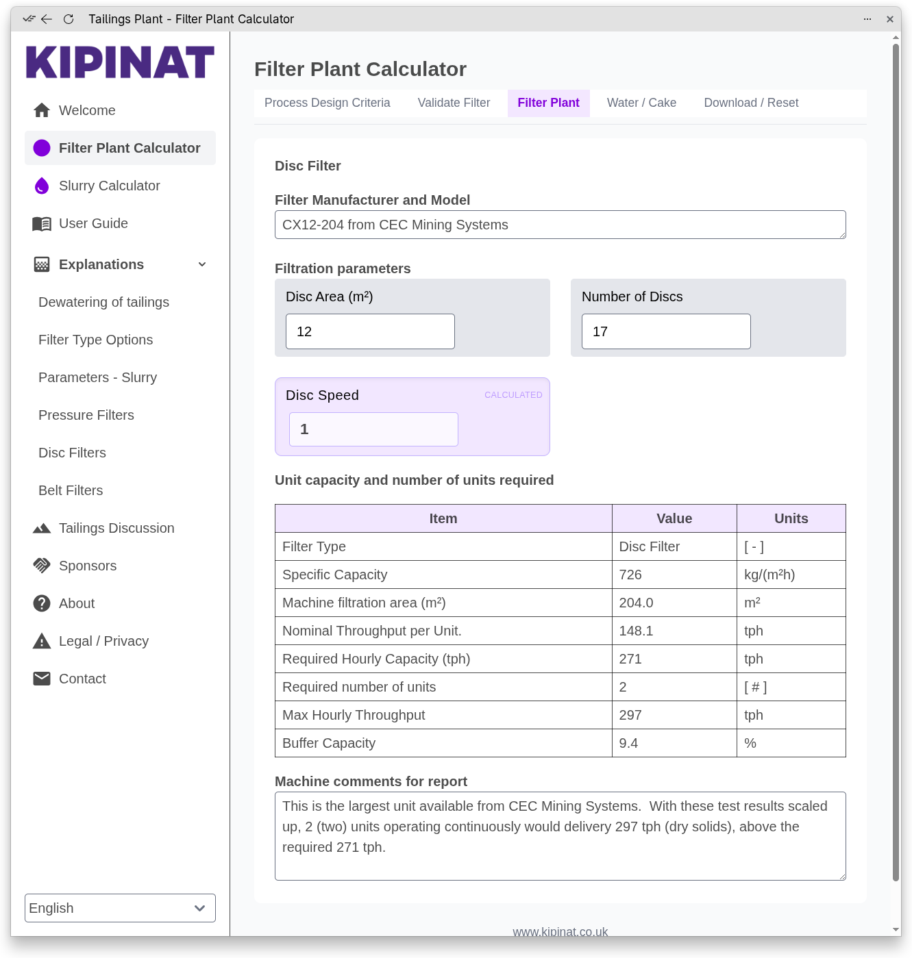 Plant tab