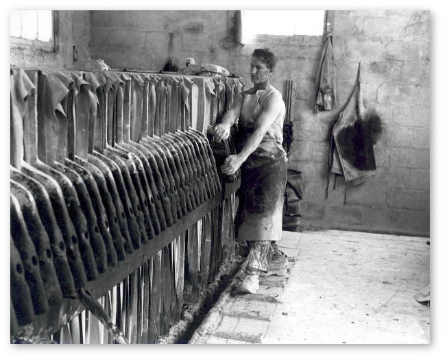 Typical arrangement of a disc filter